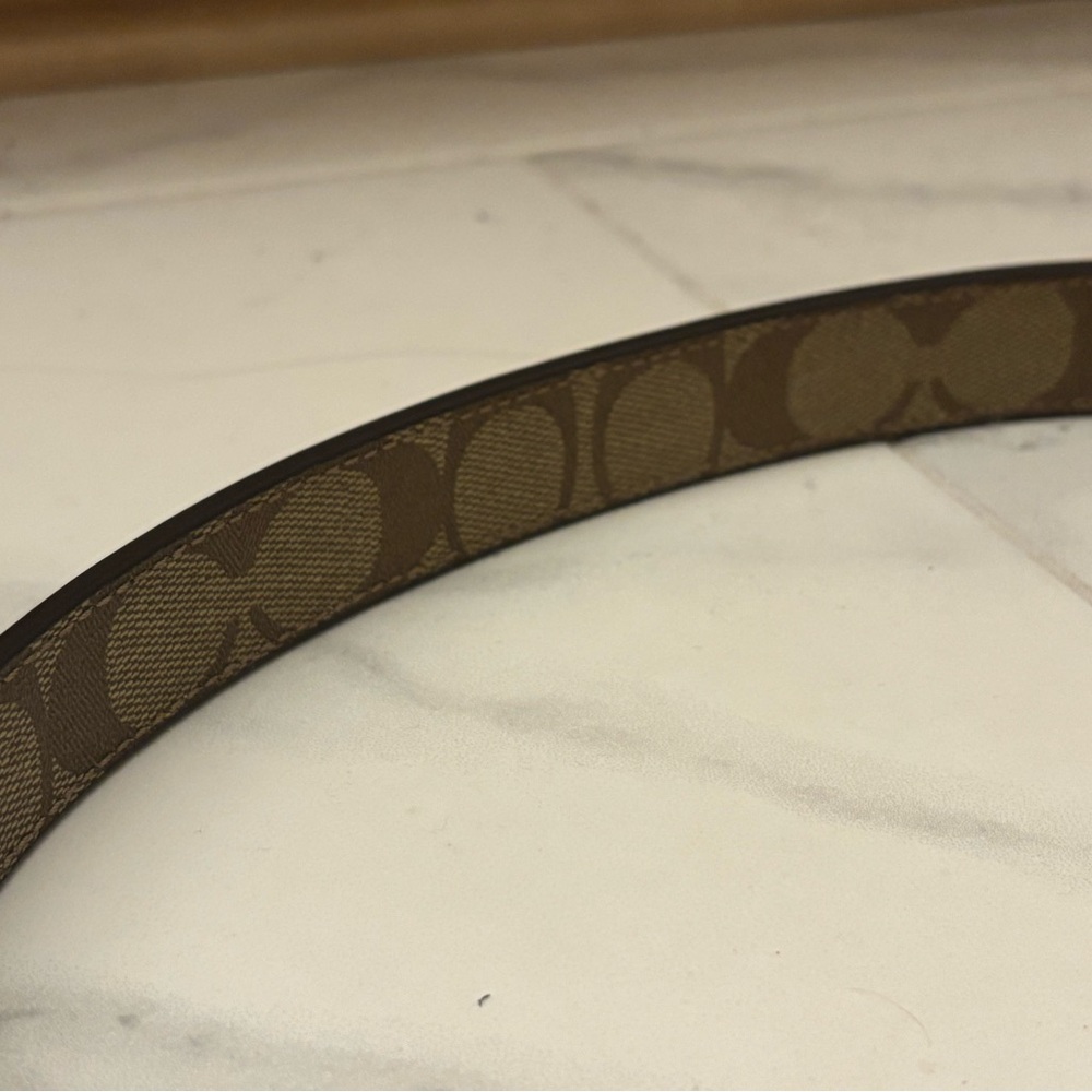 NWT Coach Genuine Leather Belt - Picture 3 of 5